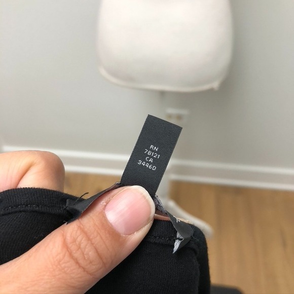 Eileen Fisher Shift Dress Womens Medium Black 3/4 Sleeve Minimalist Classic - Picture 6 of 7